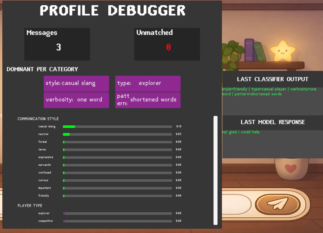 Building User Profiles for Accessibility using Finetuned Models screenshot 1